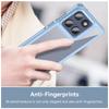 For Motorola Edge 60 5G Phone Case WANLONFENG XC Series TPU Acrylic Cover with Tempered Glass (Big Lens Hole)