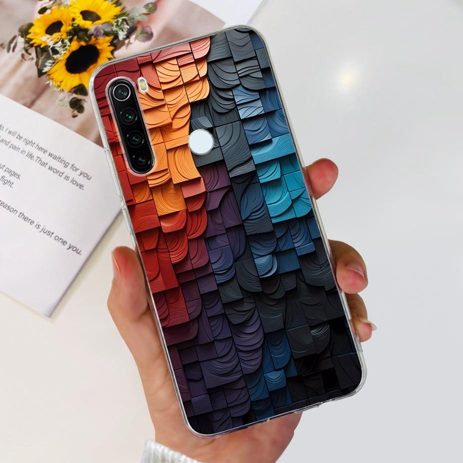 For Xiaomi Redmi Note 8 Case Note 8T Luxury Painted Cover Clear Silicone Phone Case For Redmi Note 8 Pro Note8 Note8T Soft Shell