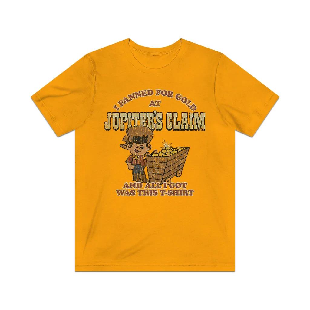 

Jupiter s Claim Gold Panning 2015 Vintage Men s T shirt 4XL