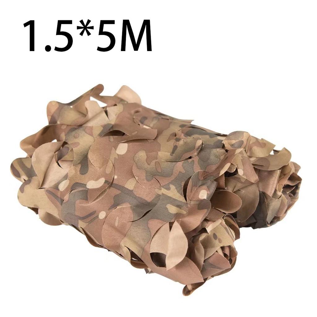 Camouflage Netting 1.5mW Cover See Through Camo Net For Hunting Blind CPDD Sun Shade Camping Anti-mosquito Net Decoration Fence
