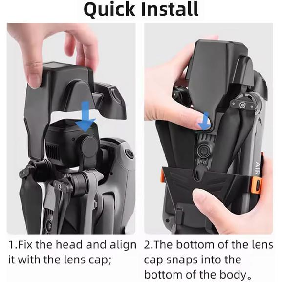 Lens Cover Gimbal Protector for DJI Air 3S Drone, Air 3S Lens Protector Lens Cap Dust Cover Accessories