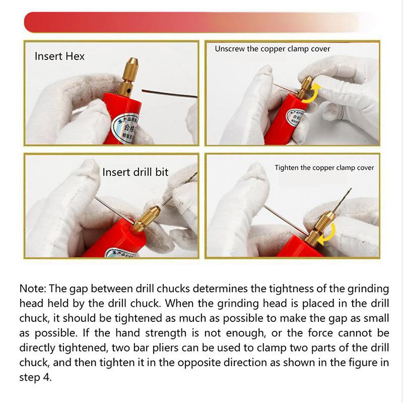 Burghiu electric miniatural de mana Instrumente de artizanat din lemn Razor electric mic