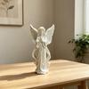 Praying Angel Figurine 3D Printed Angel Wings Statue