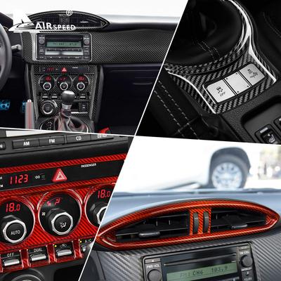 Für Subaru BRZ Toyota 86 2013-2020 Echte Hart-Kohlefaser-Zubehör Innenausstattung Auto Zentrale Steuerung Dekoration Abdeckung Aufkleber