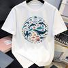 Kids Summer Crew Neck Short Sleeve T-Shirt with Ocean Life Celebration Print