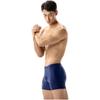 Anta Logo Print Elastic Waist Straight Leg Sports Swim Trunks Men Swimwear Blue 992227881-2