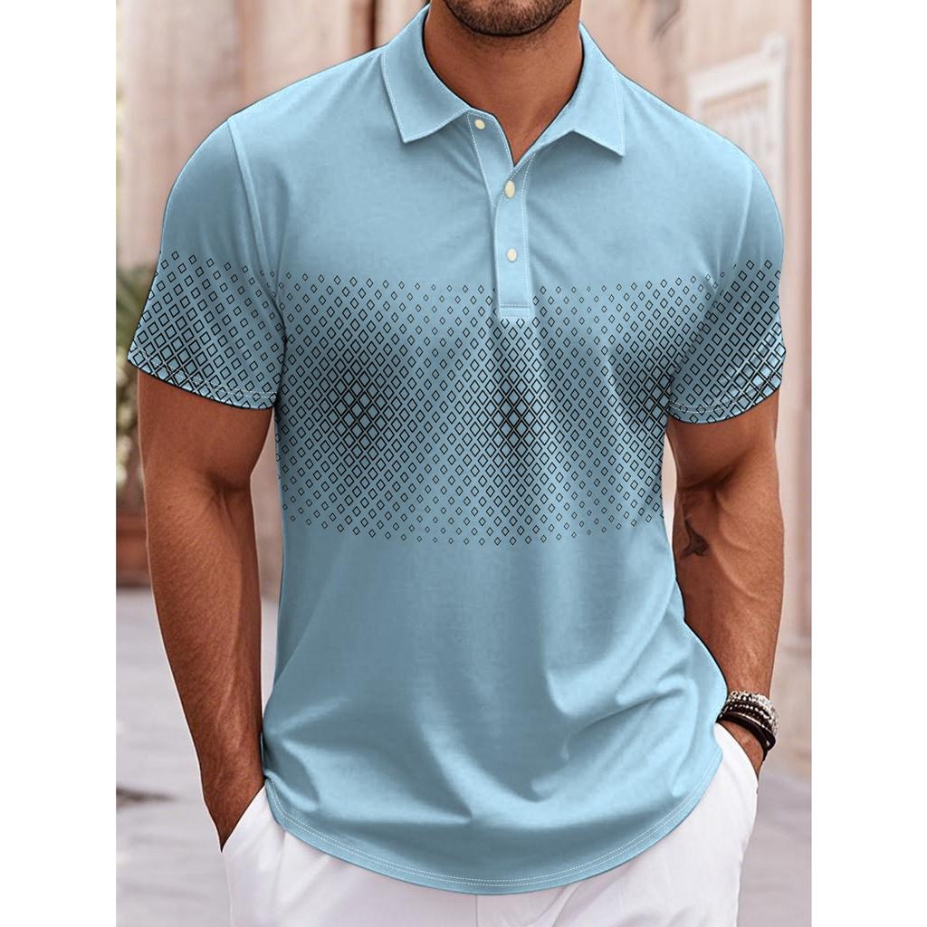 Men's Golf Polo Short Sleeve Polo Shirt Outdoor Business Casual Daily Streetwear Summe