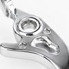 Motorcycle Brake Lever Replacement Set for IN10, Left and Right Metal Control Levers with Silver Finish for Worn or Damaged Parts