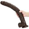 Women's Oversized Simulation Dildo Masturbator Goes Deep Into Anal Couples Sex Toys