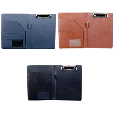 Holder PU Leather Document Case Manager Clip A4 Clipboard Folder Business Folder A4 File Folder