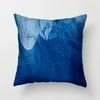 1Pcs Blue Pattern Cushion Cover Polyester 45*45Cm Pillowcase Cojines Decorativos Para Bedroom Sofa Home Decor Pillow Cover