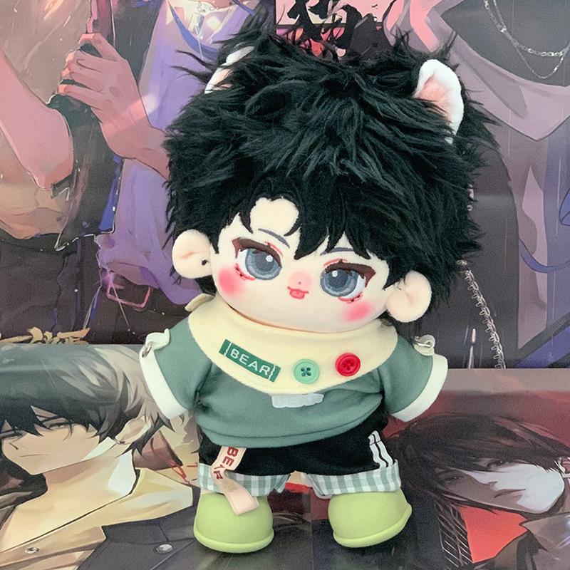 20cm Cute Cartoon Plush Anime Figure Idol Dolls Stuffed Toy Kawaii Cotton Doll Can Change Clothes Birthday Gift for Kids