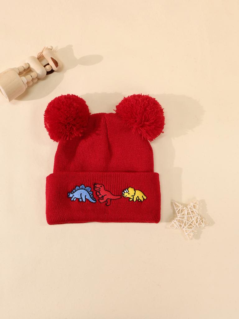 Knitted Hat Embroidery Various Candy Colors Men'S And Women'S Cold Hats Pullover Hats Couple Embroidery Knitted Wool Hats