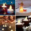 Floating Water Candles Flameless Flickering LED Light Romantic Electronic Lamp for Wedding Party Bathtub Pool Velas Decorativas