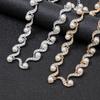 2026 Pearl Necklace Earrings Two-piece Set Women's Light Luxury Niche Versatile Sweater Chain Clavicle Chain Alloy