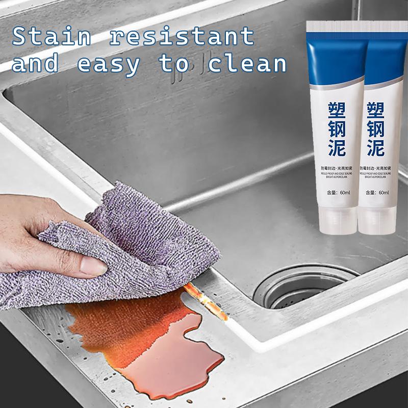 150ml Multipurpose Silicone Sealant Waterproof Caulk Seal Mouldproof Fast Drying Ceramic Adhesive Glass Glue Bathroom Kitchen