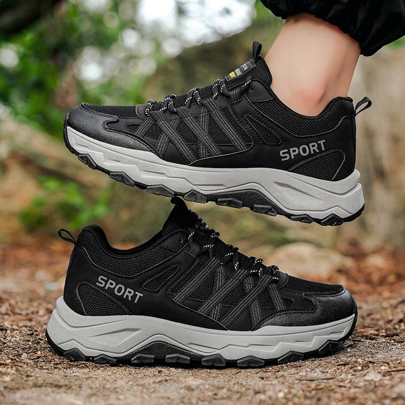 Nouvelle Arrivée Chaussures de Randonnée Homme Respirantes à Lacets Trekking Mâle Amorti Outdoor Escalade Tourisme Baskets pour Homme
