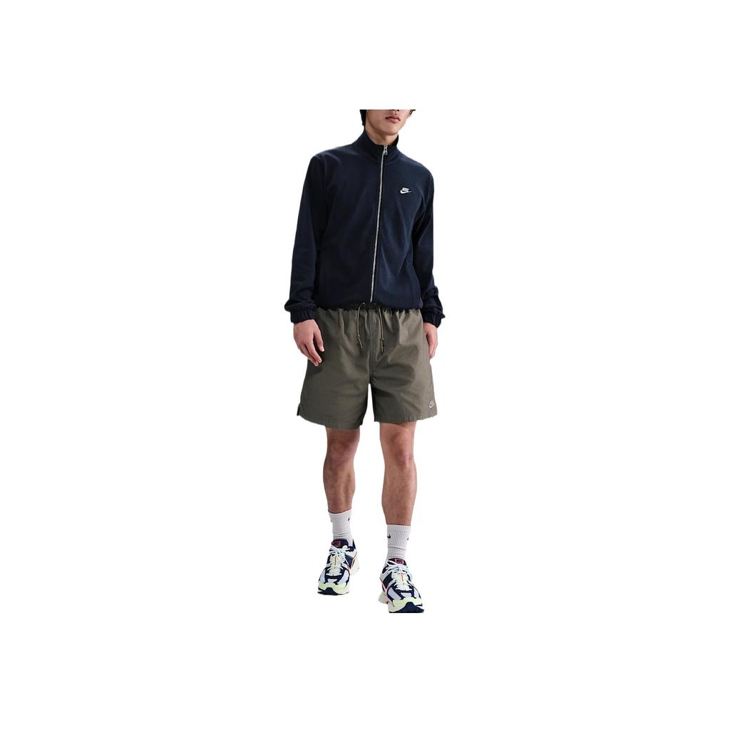 Nike SS25 Comfortable Soft Casual Solid Color Versatile Jacket Men Jacket Navy FQ3427-451