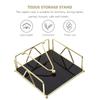 Acrylic Base Tissue Box Iron Storage (gold) Decor Square Napkin Holder Table Stand Napkins Wrought Modern Cocktail for