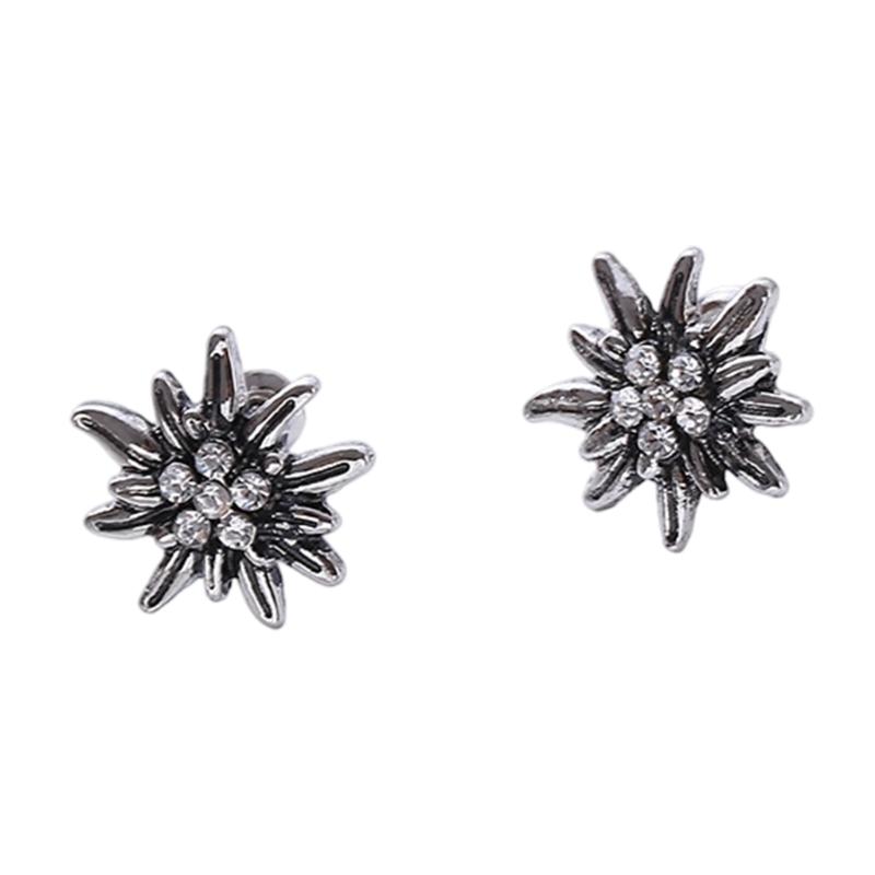 

Fashion Edelweiss Drop Earrings Geometric Pendant Earring Multifuntional Ear Jewelry Suitable for Various Occasion