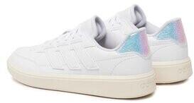 Women's White Adidas Courtblock Sneakers (IF6464)