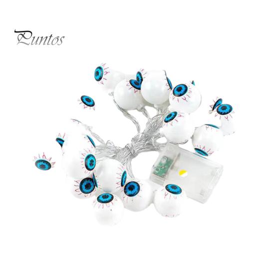 

Свет призрака на Хэллоуин, жуткий светодиодный светильник, создающий призрачную атмосферу, декоративный мерцающий гирляндный светильник для глаз 200cm разноцветный