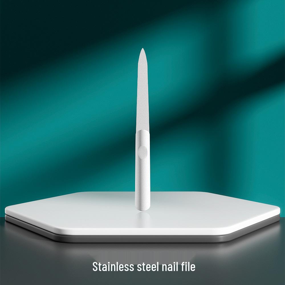 

Набор высококачественных кусачек для ногтей с защитой от брызг и двусторонней пилочки с большим отверстием и скошенным кончиком