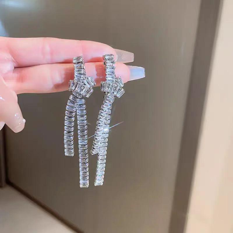 S925 Silver Tassel Earrings - 2025 Light Luxury, High-End Design for Women