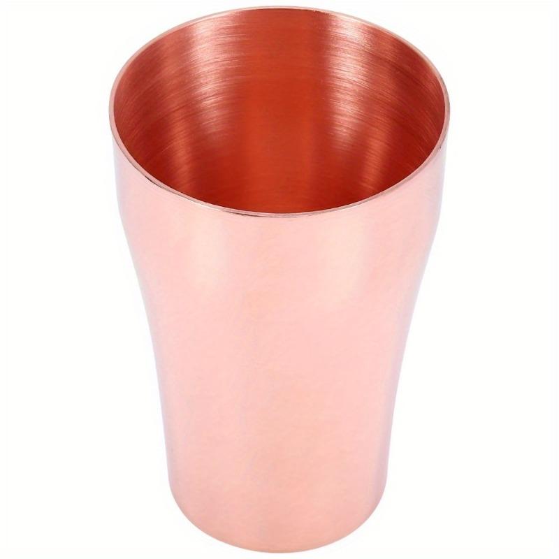 1 Stück 400 ml Handgefertigt Reines Kupfer Retro Tee-Wasserbecher Bierbecher Kaffeetasse Reise