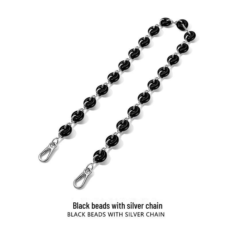 Donut Resin Acrylic Alloy Chain Strap for Shoulder, Crossbody & Underarm Bags