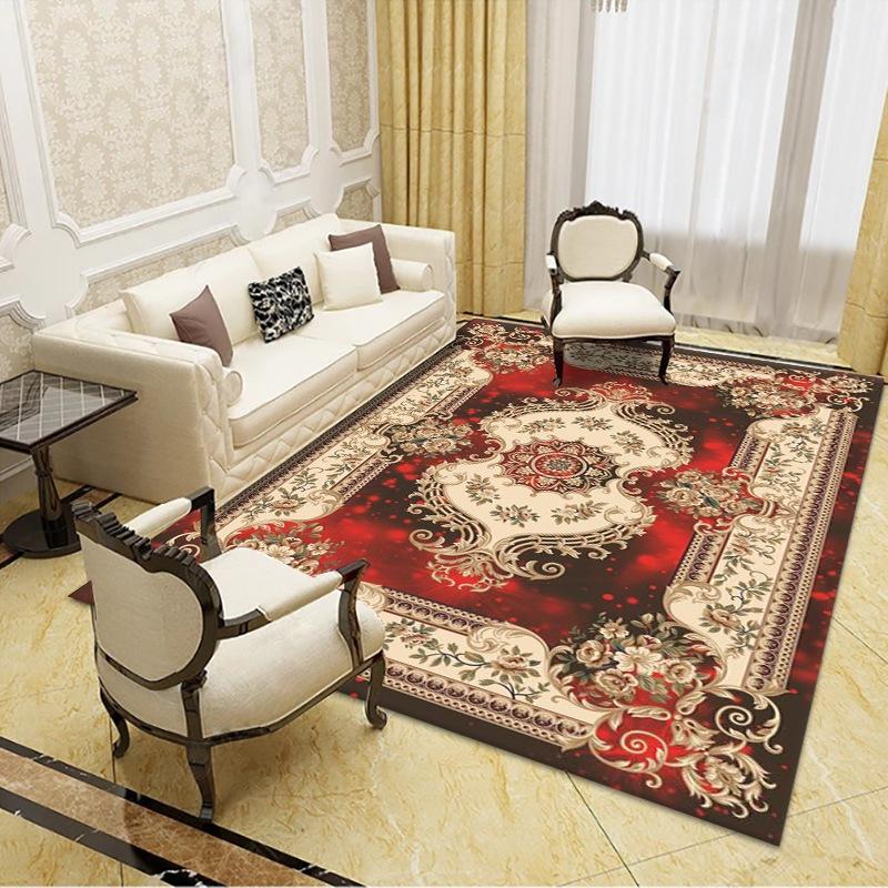 Bohemian Retro Carpet for Living Room Bedroom Mat Non-Slip Area Rug Persian Geometric Carpets Bedside Home Decoration Floor Mat