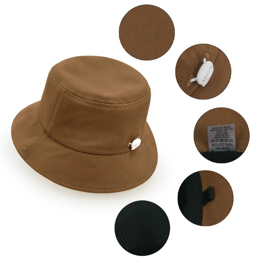 Sun Visor Kids Bucket Hat Solid Color Fisherman Cap Casual Children Panama Hat Outdoor