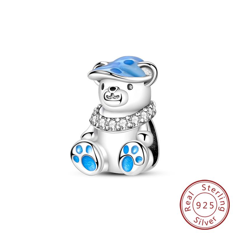 New Copper Charms Beads Star And Moon Paw Print Easter Egg Charms Fit Original Pendant Bracelet Diy Jewelry Gift