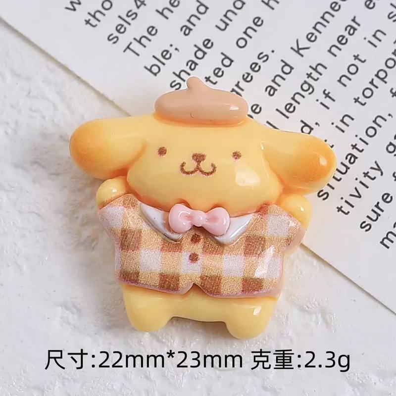 10 Pcs New Kawaii Cartoon Cute Plaid Skirt Series Resin Scrapbook Diy Jewelry Gift Hairpin Accessories A141