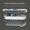 VAORLO Crystal Clear Case Kit for Nintendo Switch Oled Carrying Travel Bag Pouch for Ns Oled Game Console Protection & Screen Protector