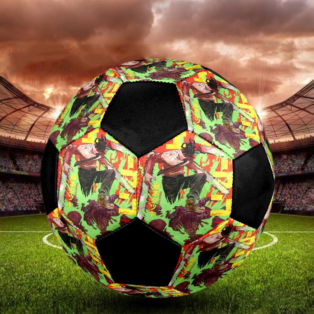 Pallone da Calcio Colorato Cucito a Macchina PVC Misura 5 Pronto per Allenamento di Squadra e Competizione Resistente Alto Rimbalzo Raffreddamento Regalo Sportivo