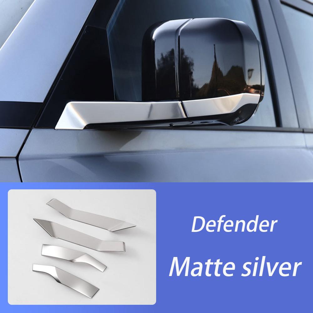 For Land Rover New Defender -2025 Rearview Mirror Stainless Steel Protective Strip Chrome Exterior Modification Accessories