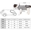Breathable Cat Spay Recovery Suit Soft Cotton Anti Lick Surgical Garment For Post Surgery Wound Protection