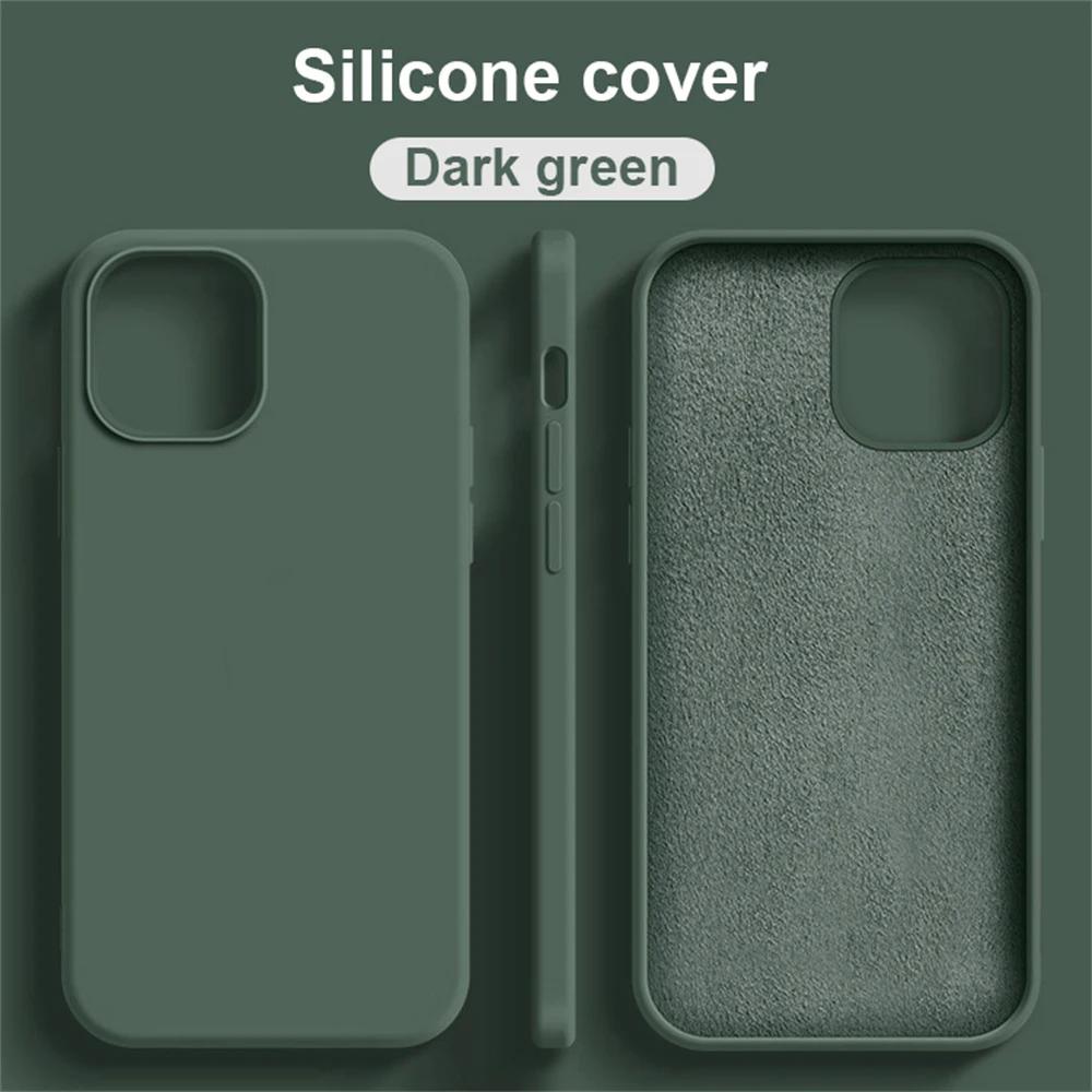Shockproof Soft Accessorie Liquid Silicone Phone Case For For Iphone 11 12 13 14 1 Pro Max 7 8 Plus SE X XR XSMax Cover