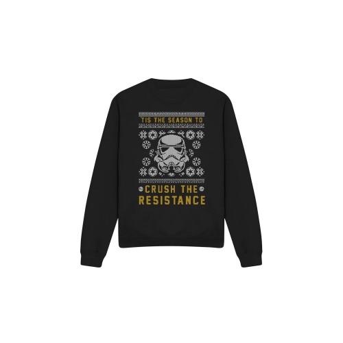 STAR WARS Unisex Erwachsenen Crush The Resistance Dieses Weihnachten Sweatshirt
