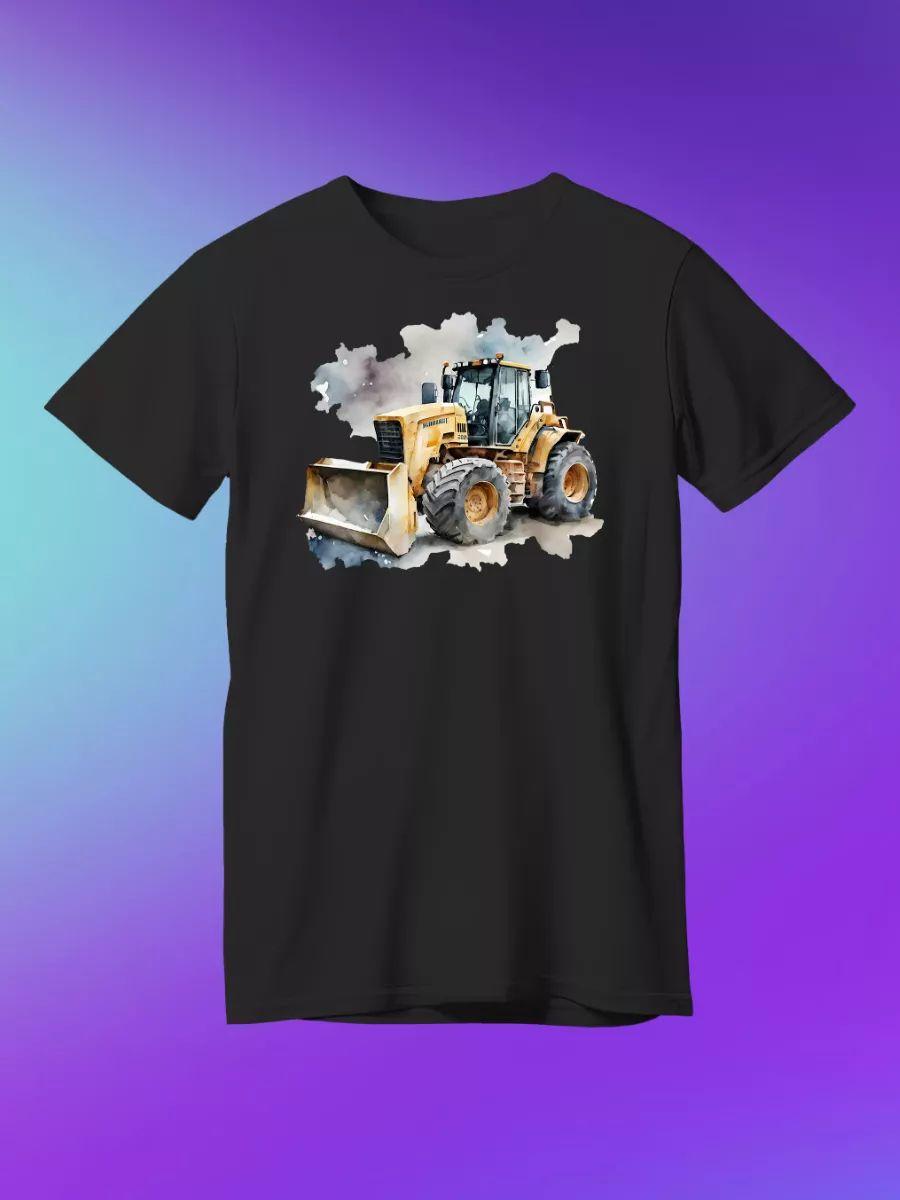 Футболка с экскаватором 3XL