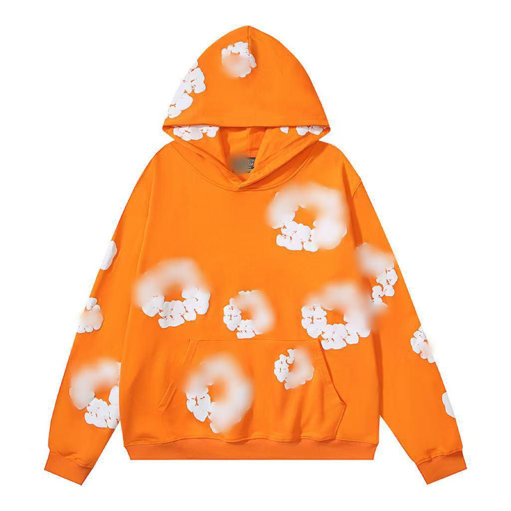 Unisex Amerikanischer Hip-Hop-Trend Kapok-Schaumstoff-Druck Lässiger Hoodie