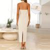 Women's Casual Backless Fitted Sleeveless Maxi Dress