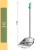Stainless Steel Household Broom & Dustpan Set for Indoor/Outdoor Use