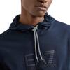 Emporio Armani EA7 SS25 Logo Letter Hooded Drawstring Long Sleeve Sweatshirt Men Sweatshirt Navy-Blue 7M000230-AF13512-UB102