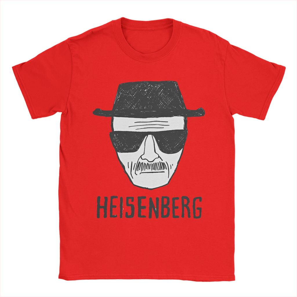 Breaking Bad Heisenberg Zeichnung Merch Herren Damen T-Shirt 100% Baumwolle Tee Bedruckte Tops T-Shirt