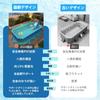 DoubleTT 2024 Non-Inflatable Vinyl Pool, No Air Pump Required, Foldable, 1.6m~3m Frame, Home Use, Children's Pool, No Air Leaks, Octagonal Structure,