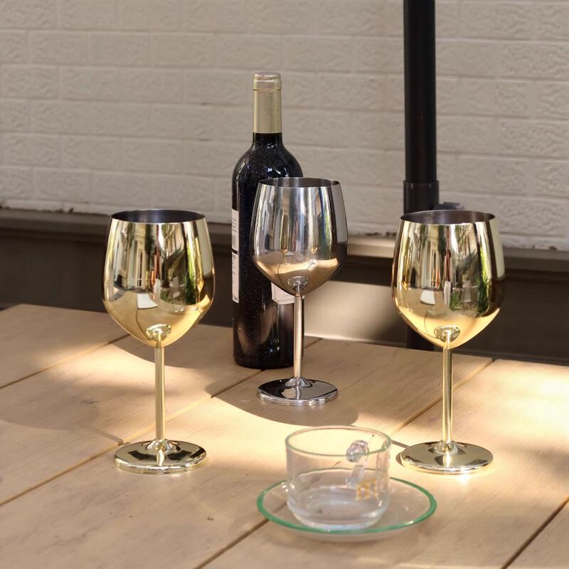 Shangqi Copper Plated Stainless Steel Wine Glass