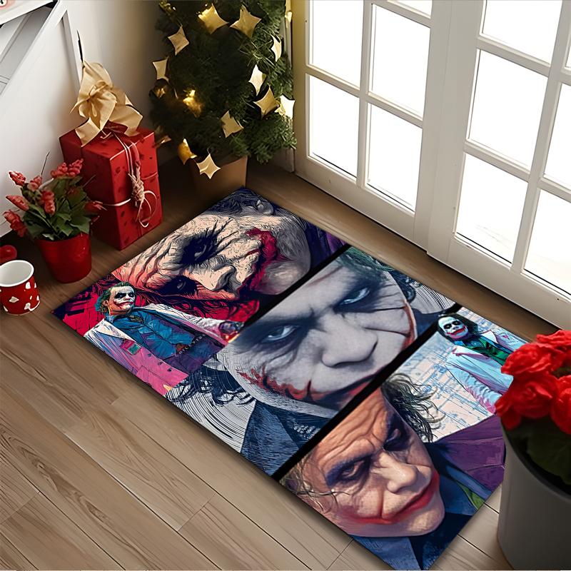1pc JOKER Rug, Digital Printed Home Chair Sofa Mat, Durable Office Area Carpet, Beautiful Festival Decorations