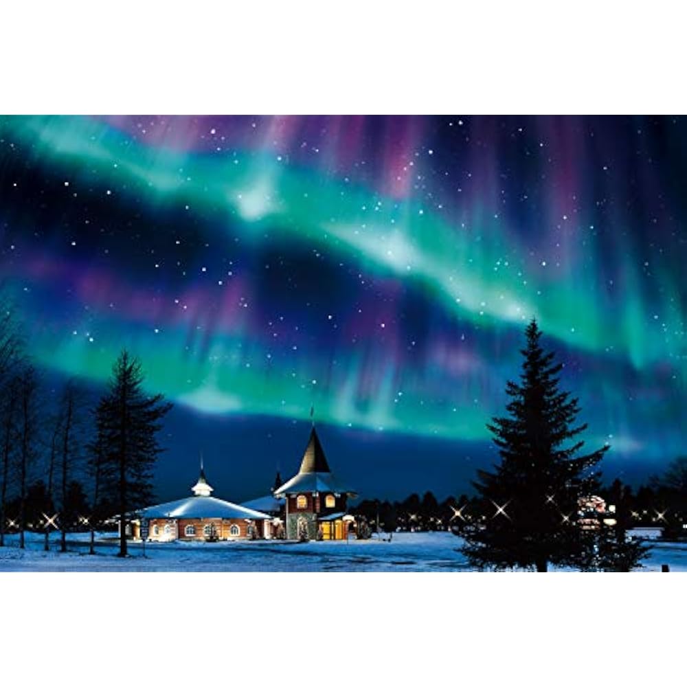 Epoch 1000 Piece Jigsaw Puzzle, Overseas Scenery, Sparkling Scenery, Sparkling Aurora Night - Fin...